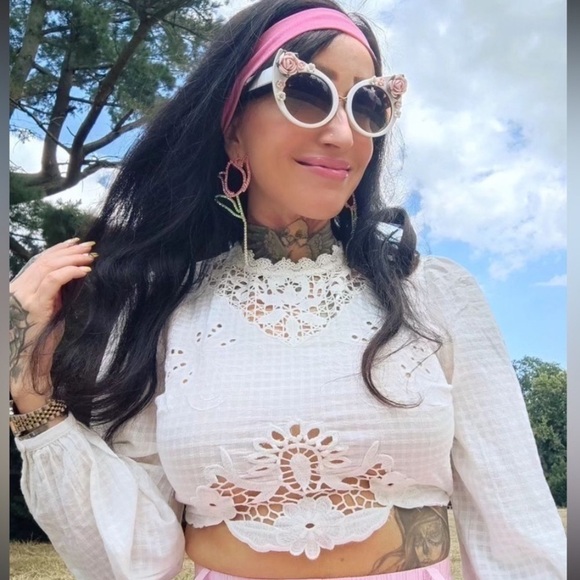 NWT Zara Embroidered Top - Picture 5 of 6